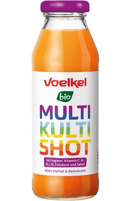 Flasche mit dem Getränk Multi Kulti