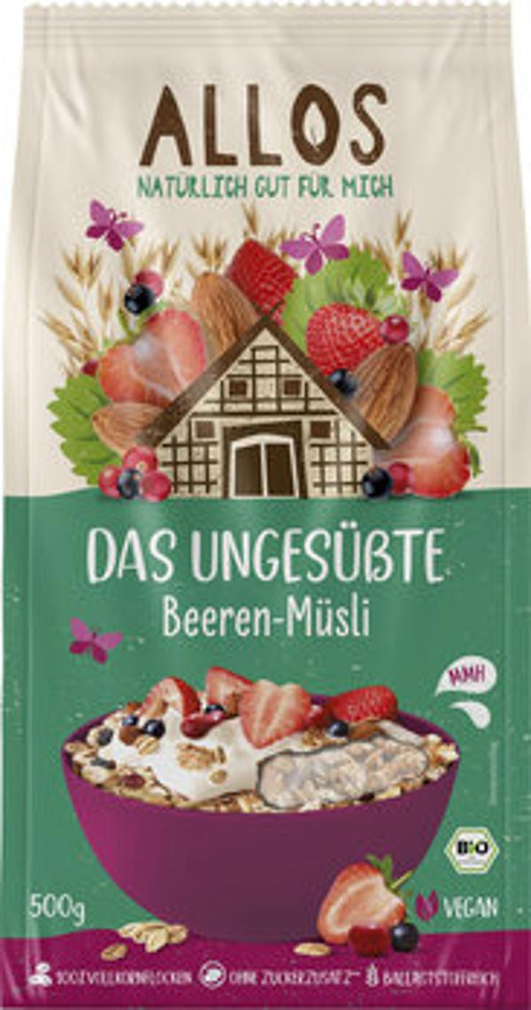 Produktfoto zu Ungesüßte Beeren-Müsli