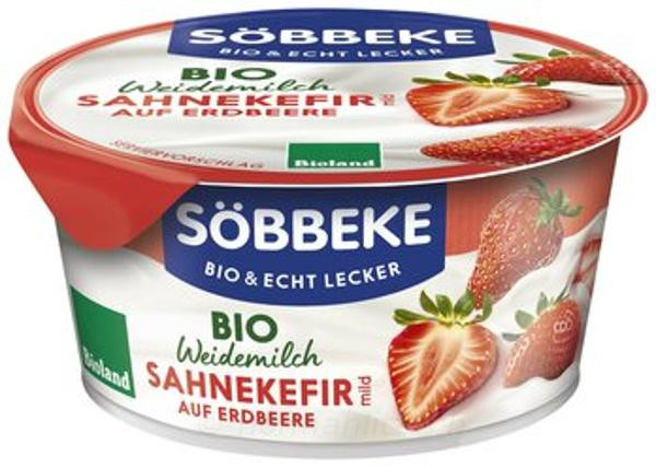 Produktfoto zu Sahne-Kefir Erdbeere