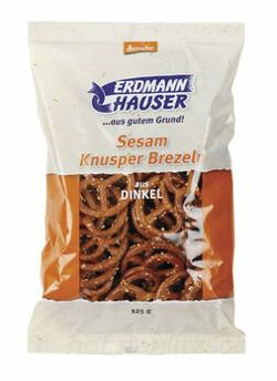 Produktfoto zu Dinkel Knusperbrezel Sesam