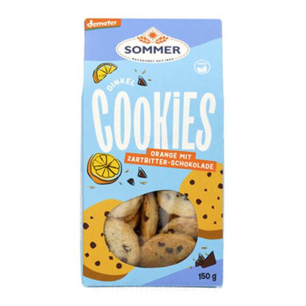 Produktfoto zu Dinkel Schoko Orange Cookies