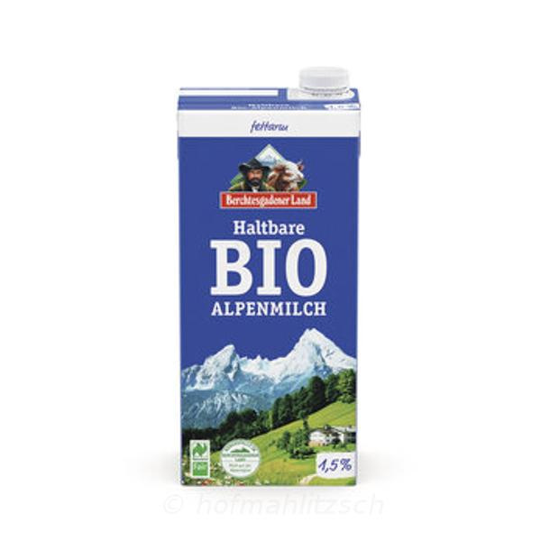 Produktfoto zu fettarme Bio-H-Milch 1,5%