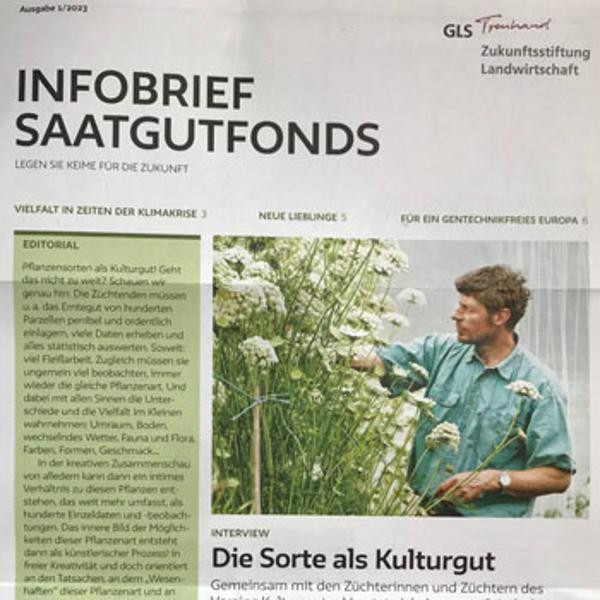 Produktfoto zu Infobrief Saatgutfonds