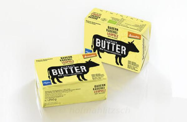 Produktfoto zu Allgäuer Sauerrahmbutter