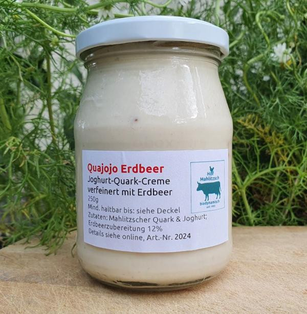 Produktfoto zu Süße Mahlitzscher Überraschung - Quajojo Erdbeer 250g