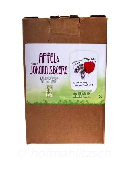 Produktfoto zu Apfelsaft mit Schwarzer Johannisbeere - 3l Box