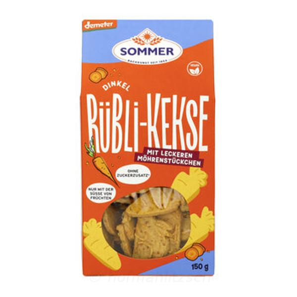 Produktfoto zu Dinkel Rübli Kekse vegan