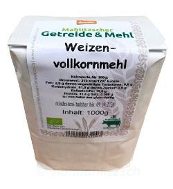 Produktfoto zu Weizenvollkornmehl, 1kg