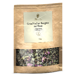 Produktfoto zu Griechischer Bergtee verfeinert mit Rosenblüten