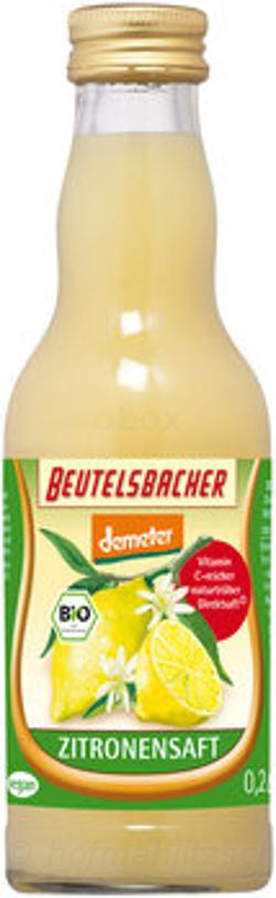 Produktfoto zu Zitronensaft 0,2l