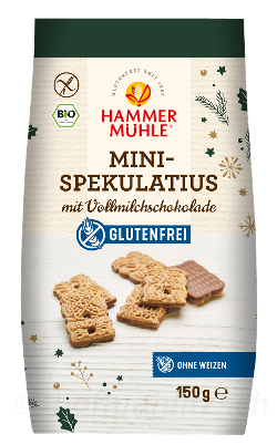 Produktfoto zu Mini-Spekulatius mit Vollmilchschokolade - glutenfrei