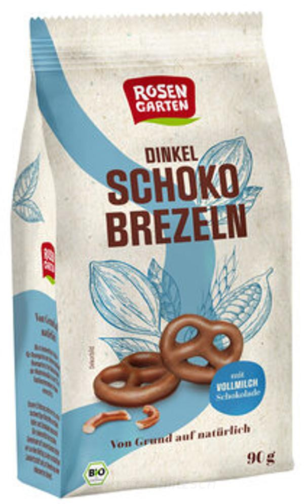 Produktfoto zu Dinkel Schoko Brezeln Vollmilch