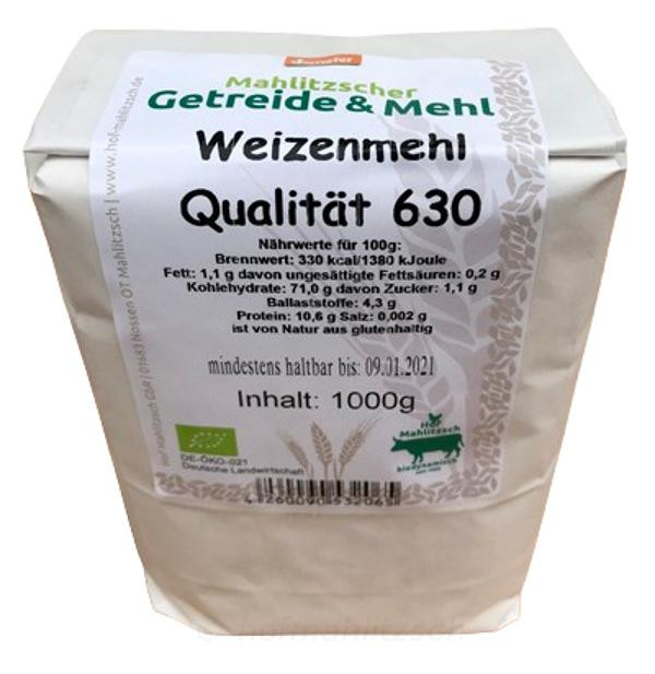 Produktfoto zu Weizenmehl 630, 1kg