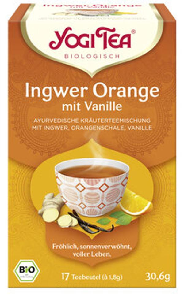 Produktfoto zu Ingwer Orange Vanille Tee