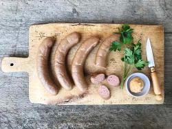 Produktfoto zu Bockwurst 100% Rind, 4 Stück im Pack