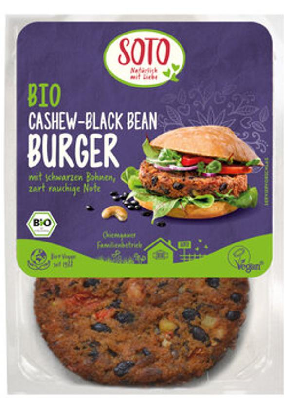 Produktfoto zu Cashew Burger Black Bean