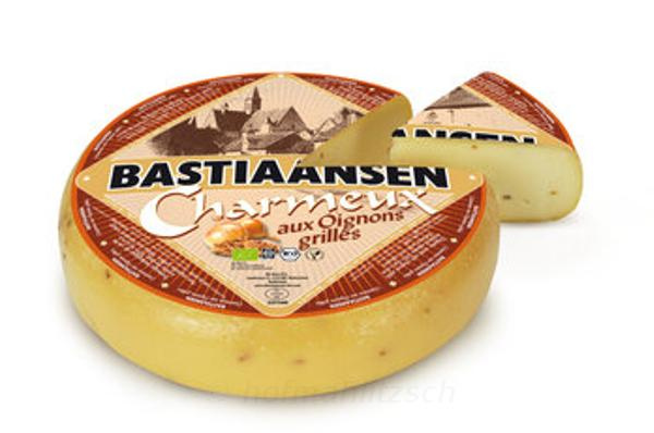 Produktfoto zu Charmeux mit Röstzwiebeln - deftiger Schnittkäse mit feinem Zwiebelaroma