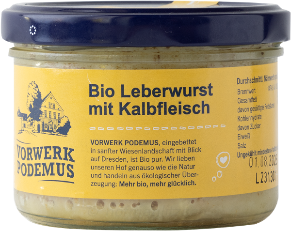 Produktfoto zu Kalbsleberwurst im Glas