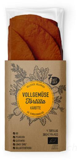 Produktfoto zu Vollgemüsetortilla Karotte