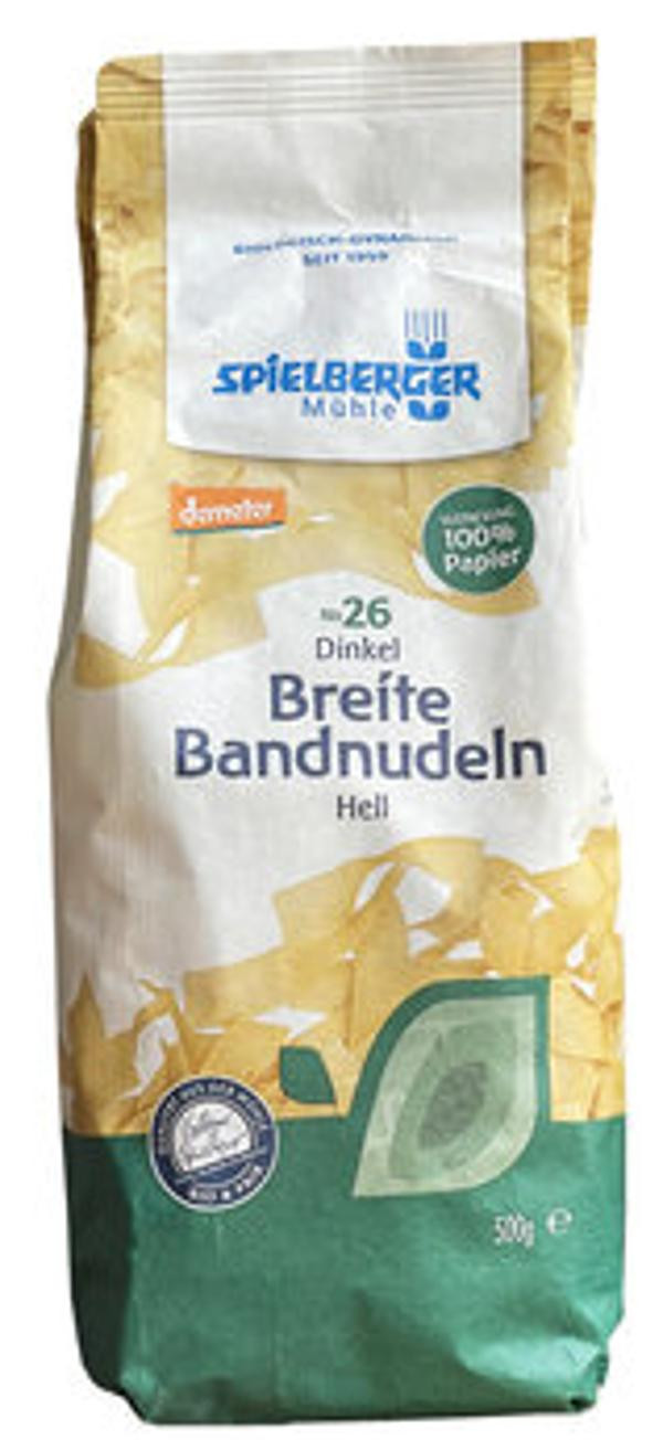 Produktfoto zu Dinkel-Bandnudeln gewalzt